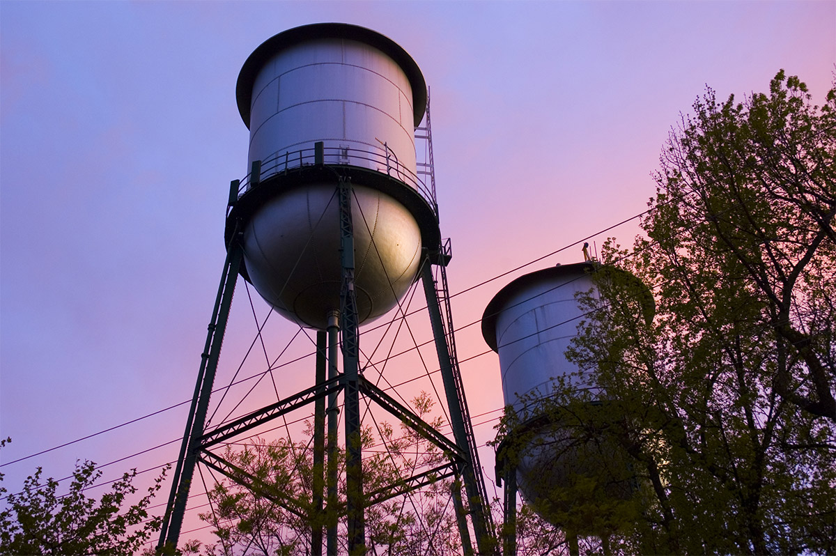 Chico and Yuba City Water Towers