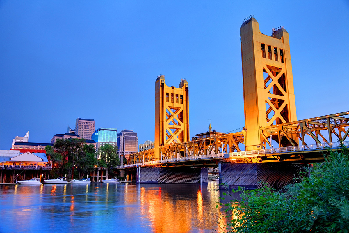 Sacramento California Tower Bridge